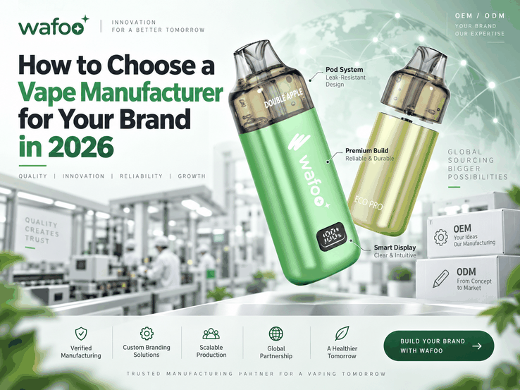 How to Choose a Vape Manufacturer for Your Brand in 2026