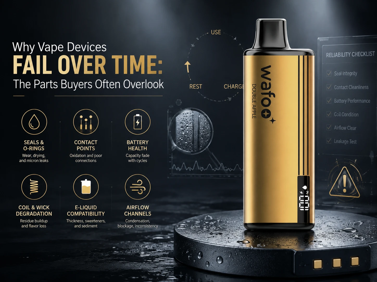 Why Vape Devices Fail Over Time: The Parts Buyers Often Overlook